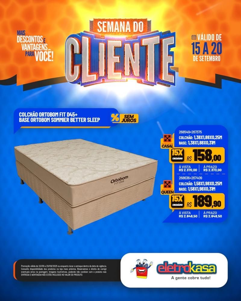 Semana do Cliente com grandes ofertas nas lojas eletroKasa, em Rolim de Moura Semana do Cliente com grandes ofertas nas lojas eletroKasa, em Rolim de Moura