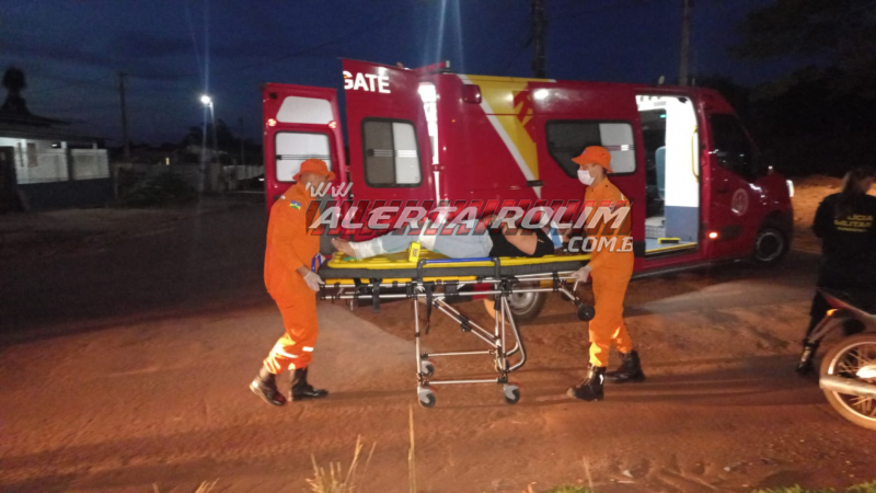 Acidente entre moto e caminhonete é registrado no bairro Jardim Tropical em Rolim de Moura Acidente entre moto e caminhonete é registrado no bairro Jardim Tropical em Rolim de Moura