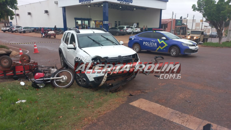 Mais um grave acidente de trânsito foi registrado em Rolim de Moura nesta terça-feira Mais um grave acidente de trânsito foi registrado em Rolim de Moura nesta terça-feira