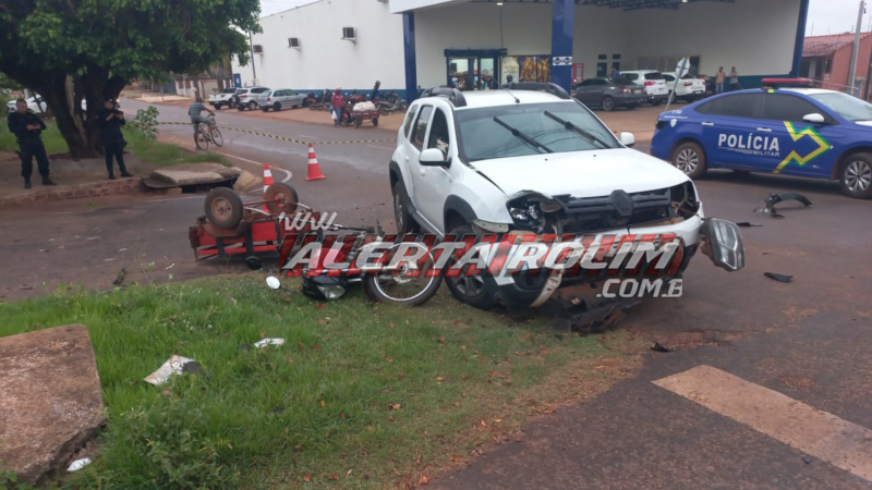 Mais um grave acidente de trânsito foi registrado em Rolim de Moura nesta terça-feira Mais um grave acidente de trânsito foi registrado em Rolim de Moura nesta terça-feira