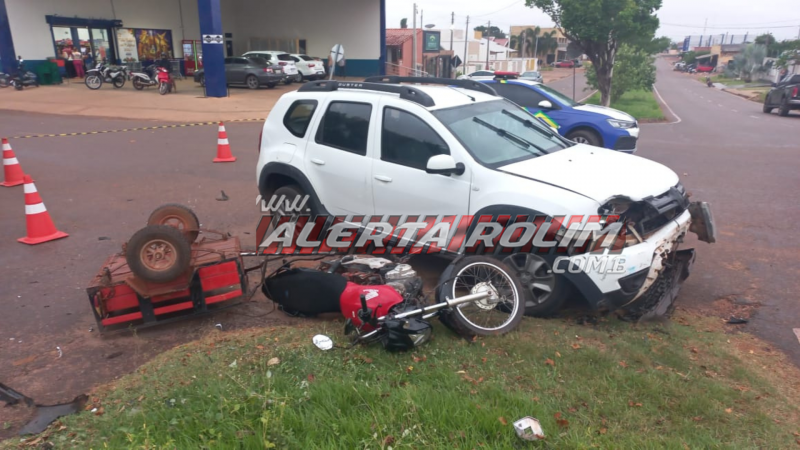 Mais um grave acidente de trânsito foi registrado em Rolim de Moura nesta terça-feira Mais um grave acidente de trânsito foi registrado em Rolim de Moura nesta terça-feira