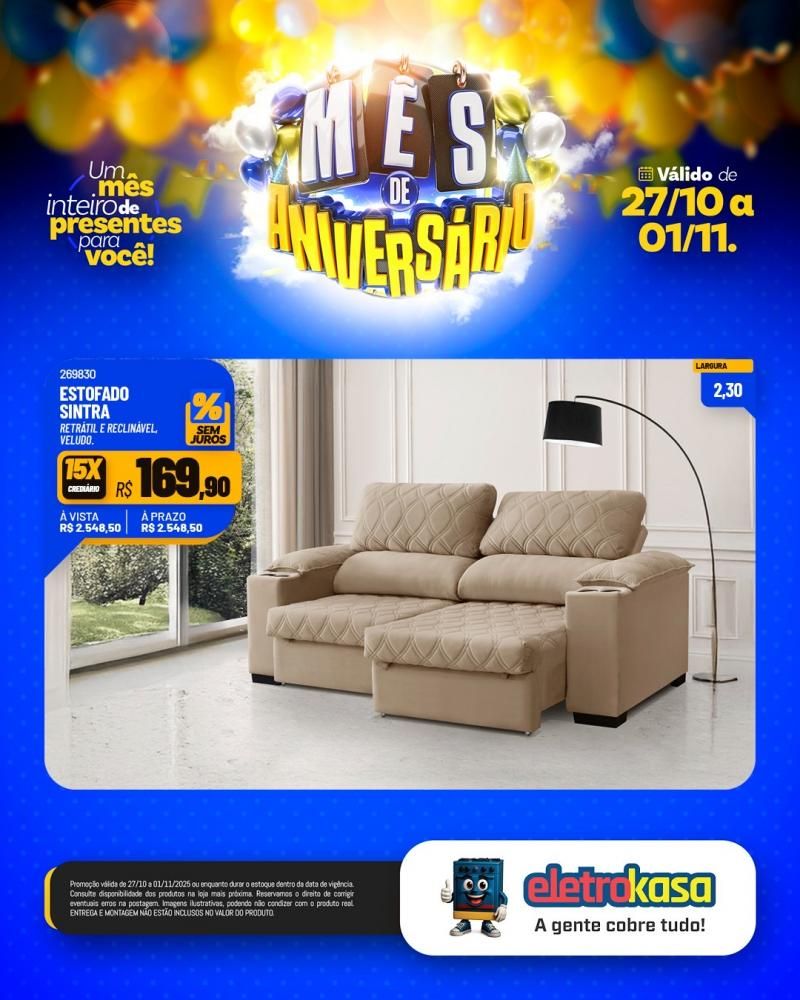 Mês de aniversário da eletroKasa, com ofertas imperdíveis Mês de aniversário da eletroKasa, com ofertas imperdíveis