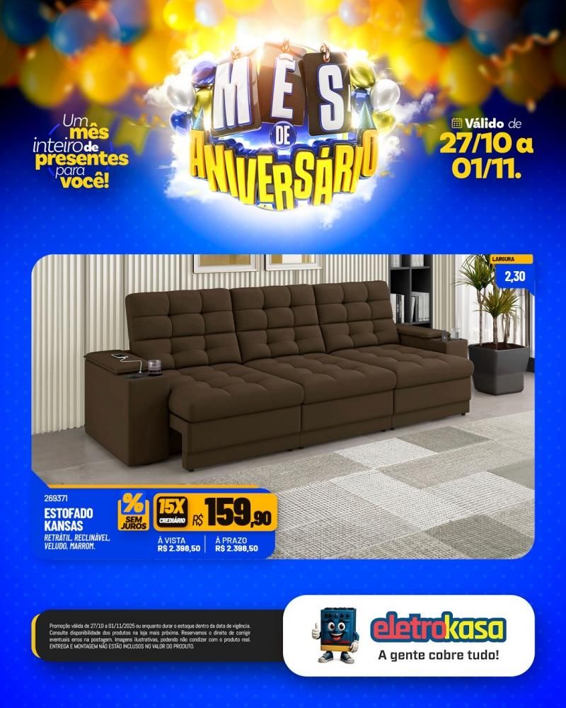 Mês de aniversário da eletroKasa, com ofertas imperdíveis Mês de aniversário da eletroKasa, com ofertas imperdíveis