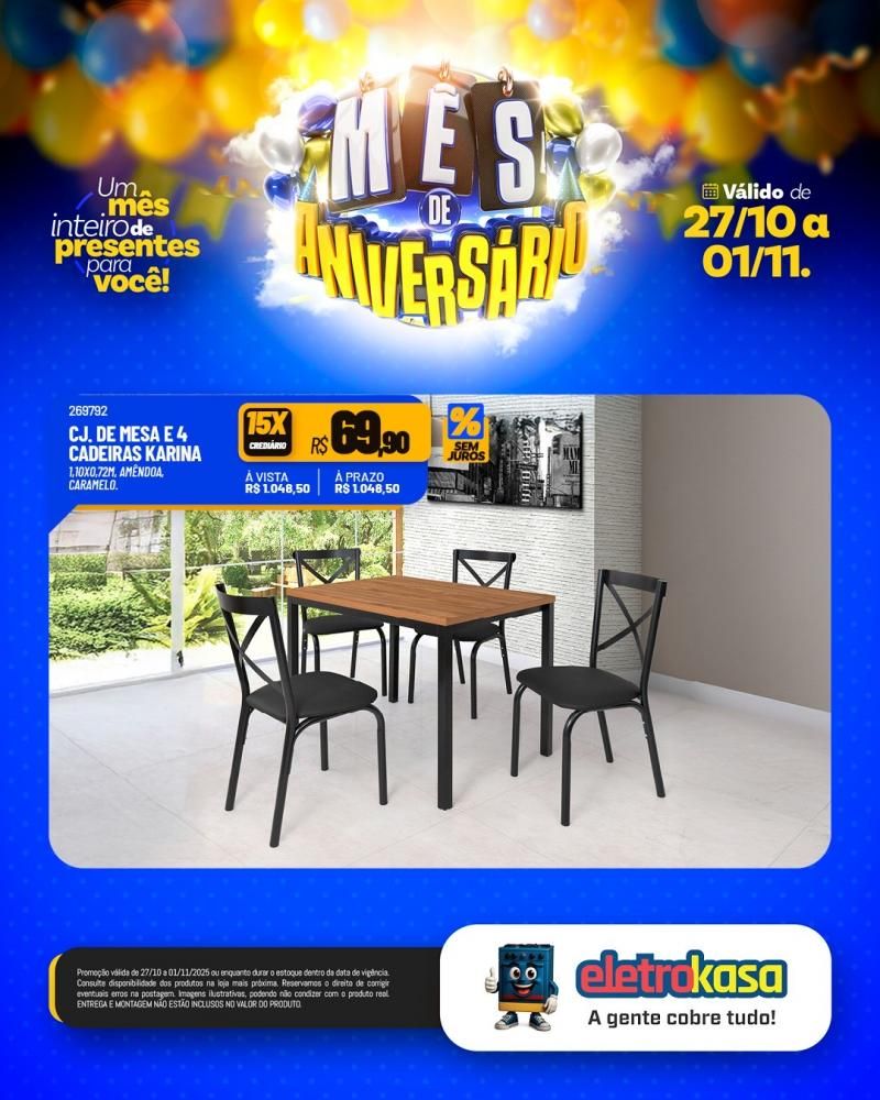 Mês de aniversário da eletroKasa, com ofertas imperdíveis Mês de aniversário da eletroKasa, com ofertas imperdíveis