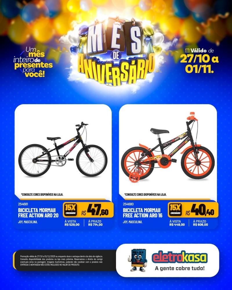Mês de aniversário da eletroKasa, com ofertas imperdíveis Mês de aniversário da eletroKasa, com ofertas imperdíveis