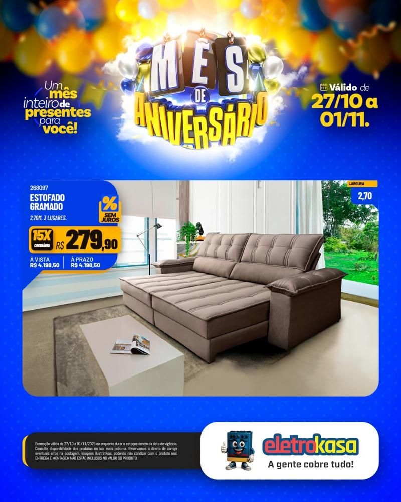 Mês de aniversário da eletroKasa, com ofertas imperdíveis Mês de aniversário da eletroKasa, com ofertas imperdíveis