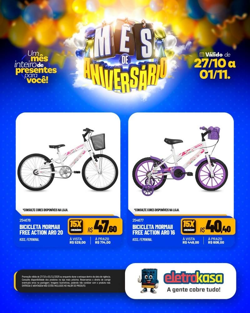 Mês de aniversário da eletroKasa, com ofertas imperdíveis Mês de aniversário da eletroKasa, com ofertas imperdíveis