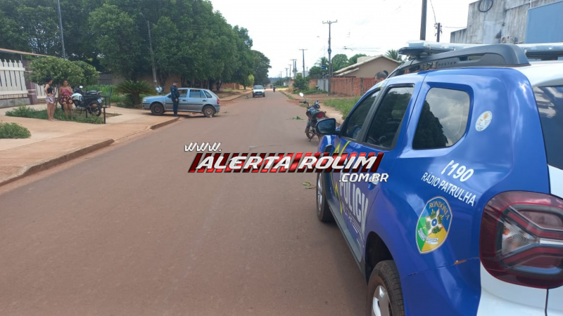 Motociclista fica ferida após colisão com carro no Bairro Cidade Alta Motociclista fica ferida após colisão com carro no Bairro Cidade Alta