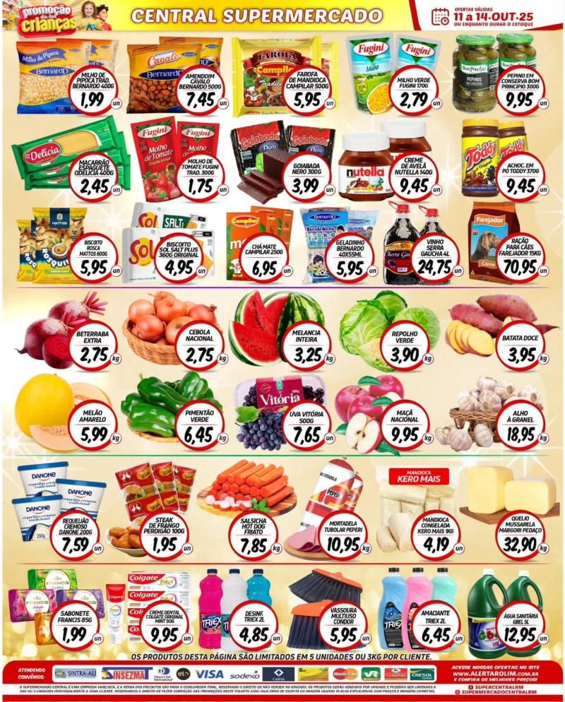Ofertas do supermercado Central de Rolim de Moura Ofertas do supermercado Central de Rolim de Moura