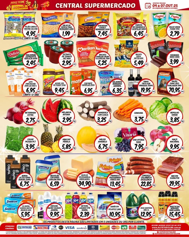 Ofertas Supermercado Central de Rolim de Moura Ofertas Supermercado Central de Rolim de Moura