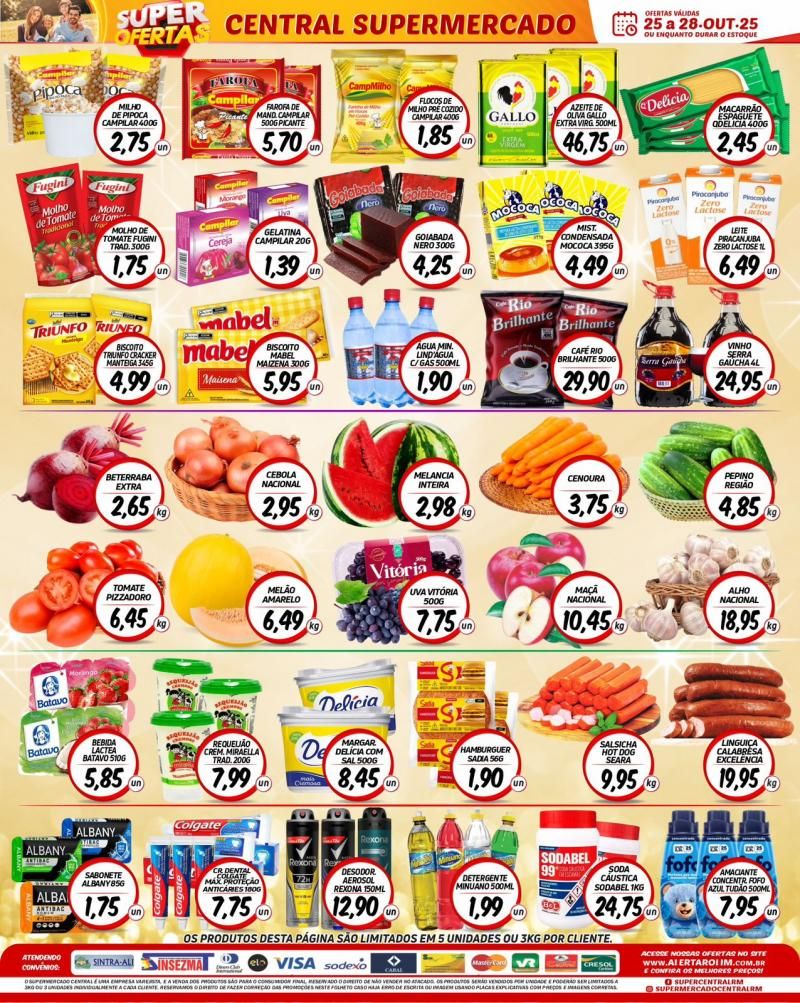 Ofertas Supermercado Central de Rolim de Moura Ofertas Supermercado Central de Rolim de Moura