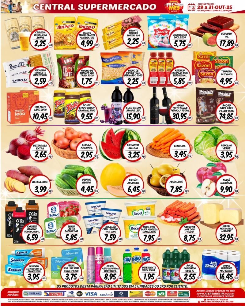 Ofertas Supermercado Central de Rolim de Moura Ofertas Supermercado Central de Rolim de Moura