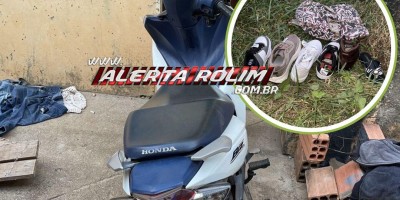 PATAMO da Polícia Militar recuperou moto roubada e produtos furtados de uma loja em Rolim de Moura PATAMO da Polícia Militar recuperou moto roubada e produtos furtados de uma loja em Rolim de Moura