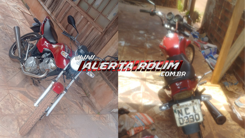 Polícia Militar recuperou moto furtada e descobriu que autor é o mesmo criminoso que esfaqueou mulher durante roubo em Rolim de Moura Polícia Militar recuperou moto furtada e descobriu que autor é o mesmo criminoso que esfaqueou mulher durante roubo em Rolim de Moura