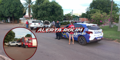 Segundo acidente de trânsito é registrado nesta quarta-feira em Rolim de Moura Segundo acidente de trânsito é registrado nesta quarta-feira em Rolim de Moura