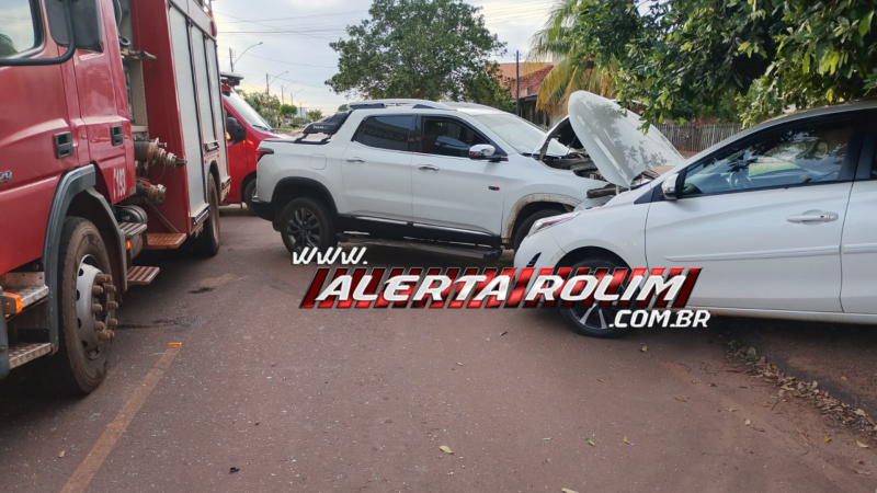 Segundo acidente de trânsito é registrado nesta quarta-feira em Rolim de Moura Segundo acidente de trânsito é registrado nesta quarta-feira em Rolim de Moura