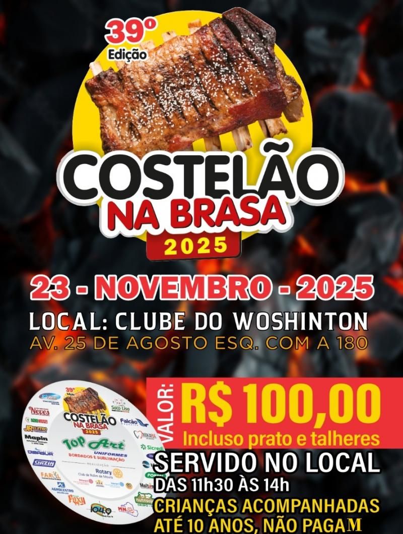 Top Art Uniformes e Rotary Club realizam a 39ª edição do Costelão na Brasa 2025, em Rolim de Moura Top Art Uniformes e Rotary Club realizam a 39ª edição do Costelão na Brasa 2025, em Rolim de Moura