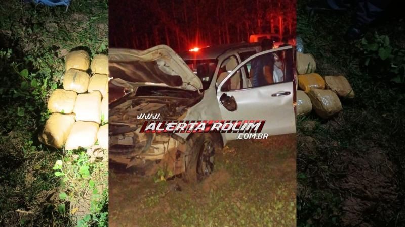 URGENTE - Morador de Rolim de Moura foi preso com mais de 20 kg de drogas após capotar caminhonete em Novo Horizonte do Oeste URGENTE - Morador de Rolim de Moura foi preso com mais de 20 kg de drogas após capotar caminhonete em Novo Horizonte do Oeste