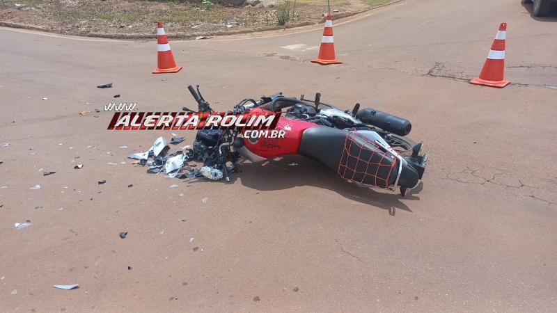 URGENTE - Motociclista sofre traumatismo craniano em grave acidente nesta manhã, em Rolim de Moura URGENTE - Motociclista sofre traumatismo craniano em grave acidente nesta manhã, em Rolim de Moura