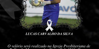 Velório de Lucas Carvalho da Silva será realizado nesta sexta-feira em Rolim de Moura Velório de Lucas Carvalho da Silva será realizado nesta sexta-feira em Rolim de Moura