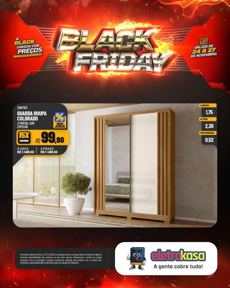 A Black Friday mais esperada do ano chegou nas lojas eletroKasa, em Rolim de Moura A Black Friday mais esperada do ano chegou nas lojas eletroKasa, em Rolim de Moura