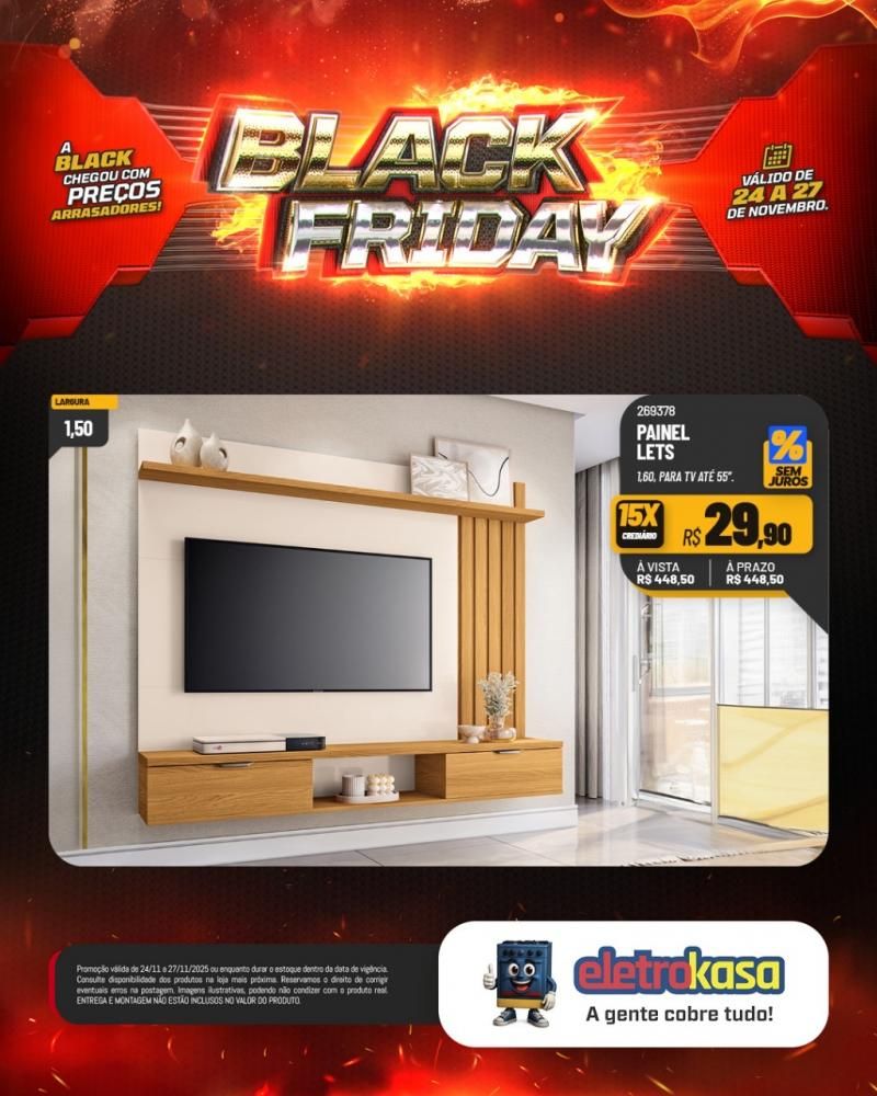 A Black Friday mais esperada do ano chegou nas lojas eletroKasa, em Rolim de Moura A Black Friday mais esperada do ano chegou nas lojas eletroKasa, em Rolim de Moura