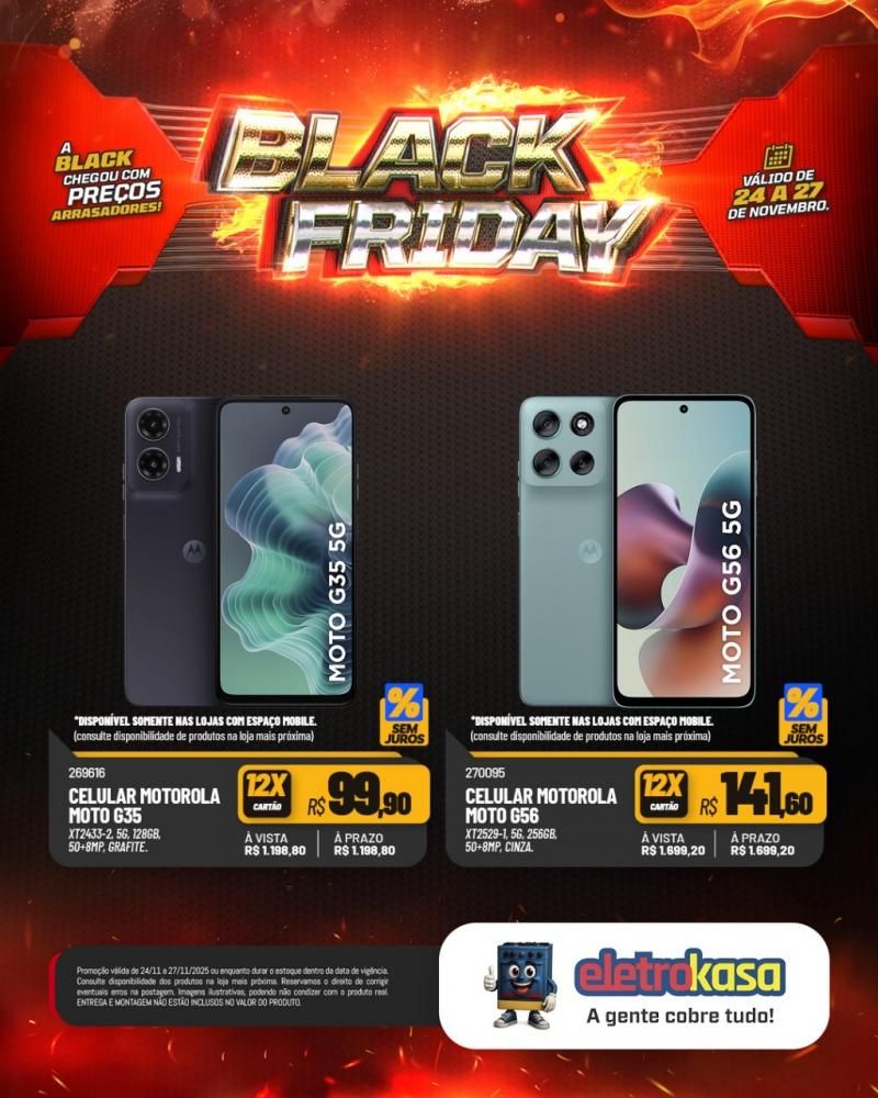 A Black Friday mais esperada do ano chegou nas lojas eletroKasa, em Rolim de Moura A Black Friday mais esperada do ano chegou nas lojas eletroKasa, em Rolim de Moura