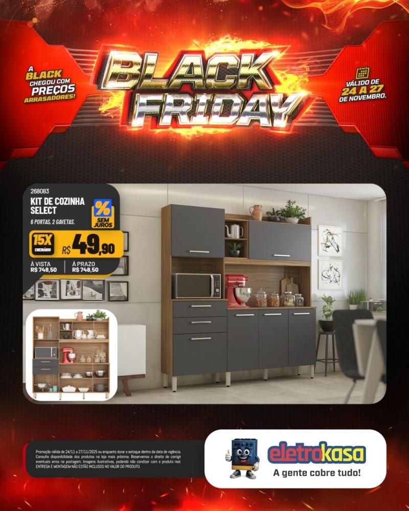 A Black Friday mais esperada do ano chegou nas lojas eletroKasa, em Rolim de Moura A Black Friday mais esperada do ano chegou nas lojas eletroKasa, em Rolim de Moura
