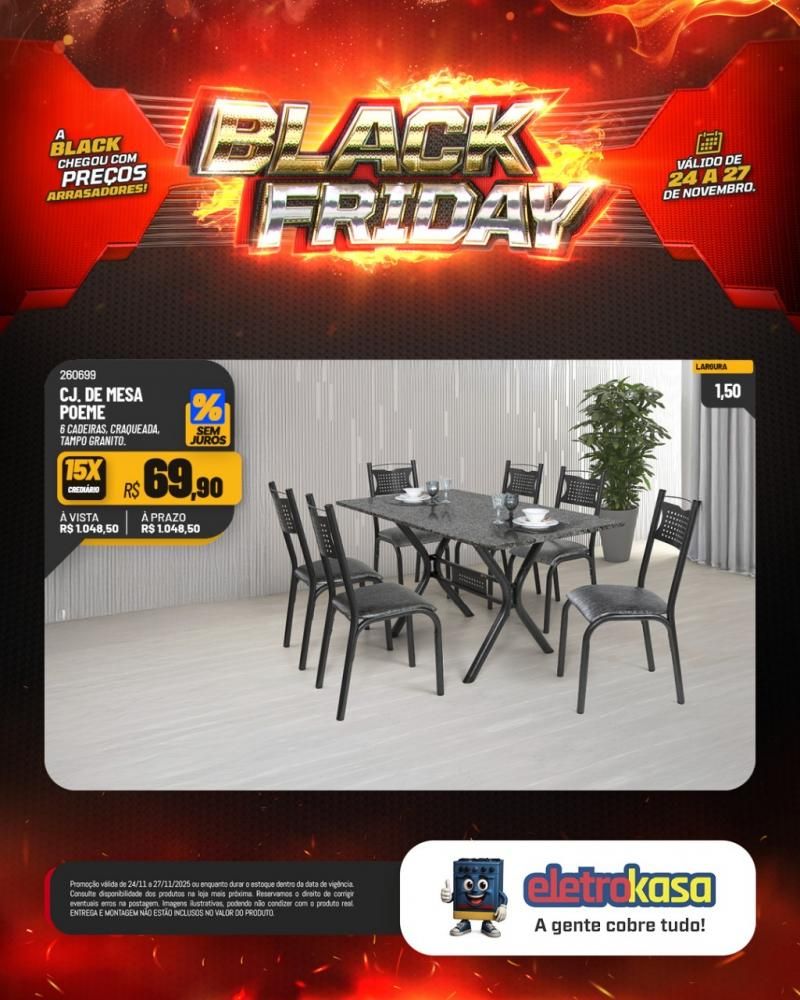 A Black Friday mais esperada do ano chegou nas lojas eletroKasa, em Rolim de Moura A Black Friday mais esperada do ano chegou nas lojas eletroKasa, em Rolim de Moura