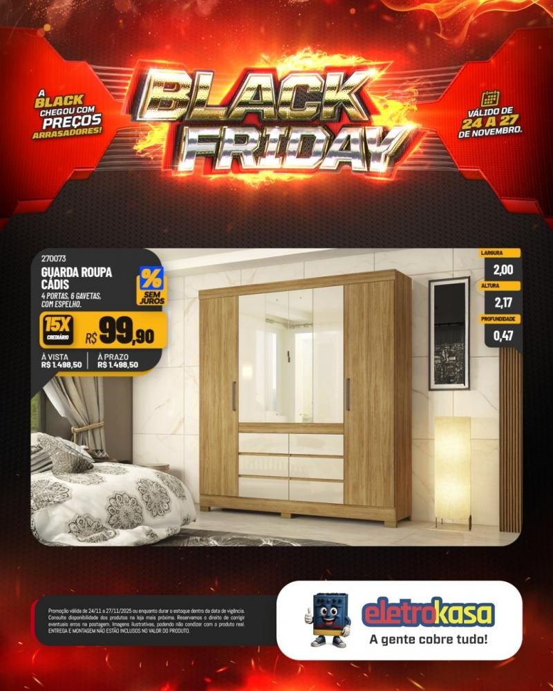 A Black Friday mais esperada do ano chegou nas lojas eletroKasa, em Rolim de Moura A Black Friday mais esperada do ano chegou nas lojas eletroKasa, em Rolim de Moura