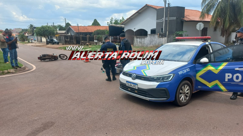Acidente entre duas motos é registrado em Rolim de Moura Acidente entre duas motos é registrado em Rolim de Moura