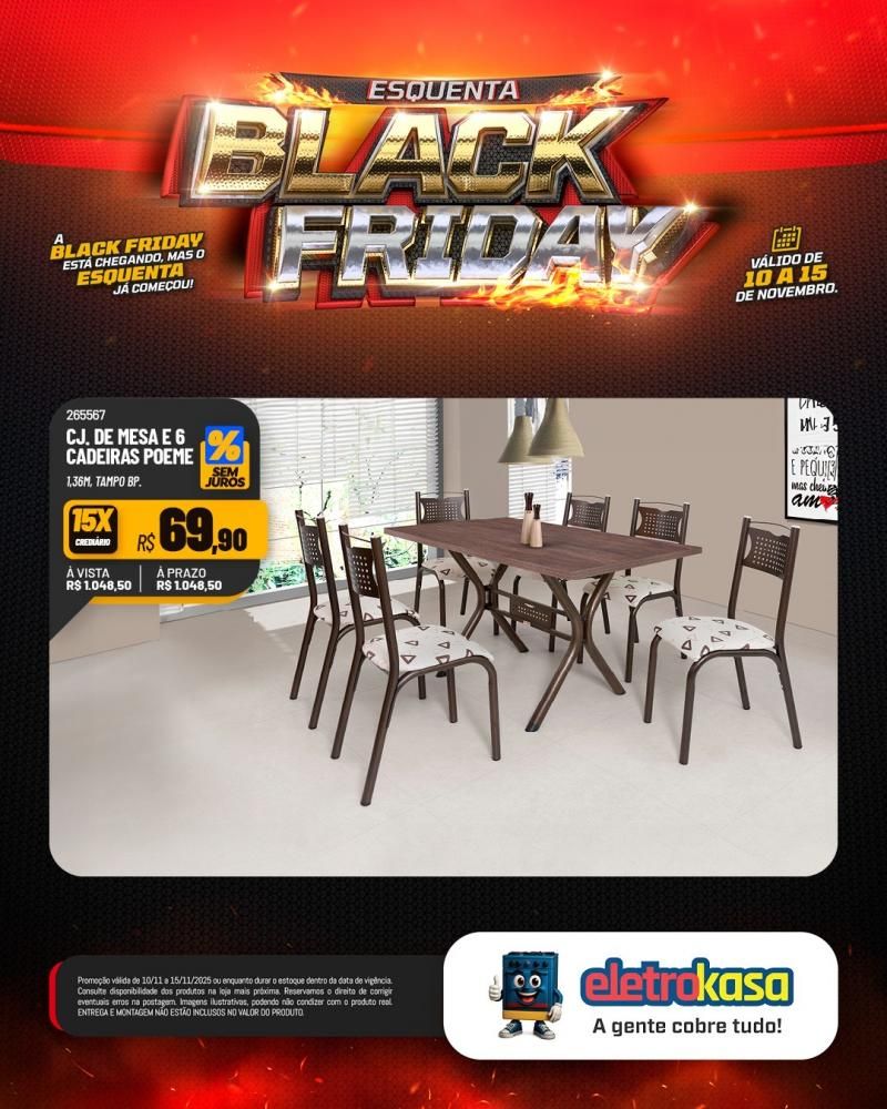 Aproveite as grandes ofertas no esquenta Black Friday nas lojas eletroKasa, em Rolim de Moura Aproveite as grandes ofertas no esquenta Black Friday nas lojas eletroKasa, em Rolim de Moura