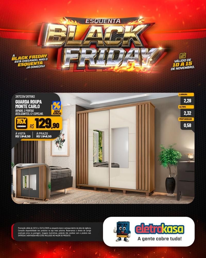 Aproveite as grandes ofertas no esquenta Black Friday nas lojas eletroKasa, em Rolim de Moura Aproveite as grandes ofertas no esquenta Black Friday nas lojas eletroKasa, em Rolim de Moura