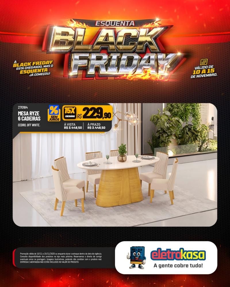 Aproveite as grandes ofertas no esquenta Black Friday nas lojas eletroKasa, em Rolim de Moura Aproveite as grandes ofertas no esquenta Black Friday nas lojas eletroKasa, em Rolim de Moura
