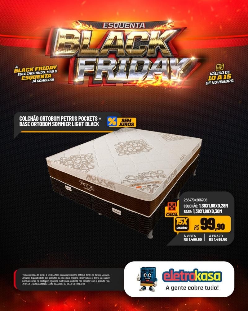 Aproveite as grandes ofertas no esquenta Black Friday nas lojas eletroKasa, em Rolim de Moura Aproveite as grandes ofertas no esquenta Black Friday nas lojas eletroKasa, em Rolim de Moura
