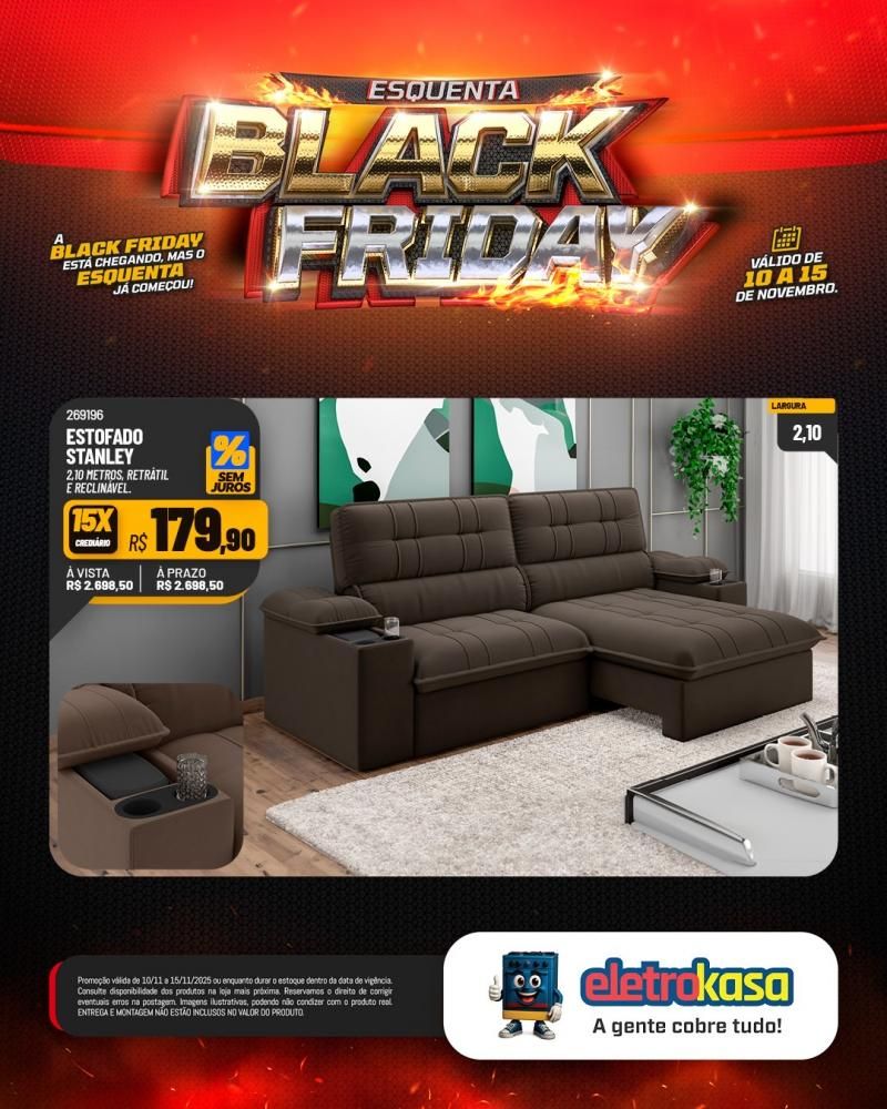 Aproveite as grandes ofertas no esquenta Black Friday nas lojas eletroKasa, em Rolim de Moura Aproveite as grandes ofertas no esquenta Black Friday nas lojas eletroKasa, em Rolim de Moura