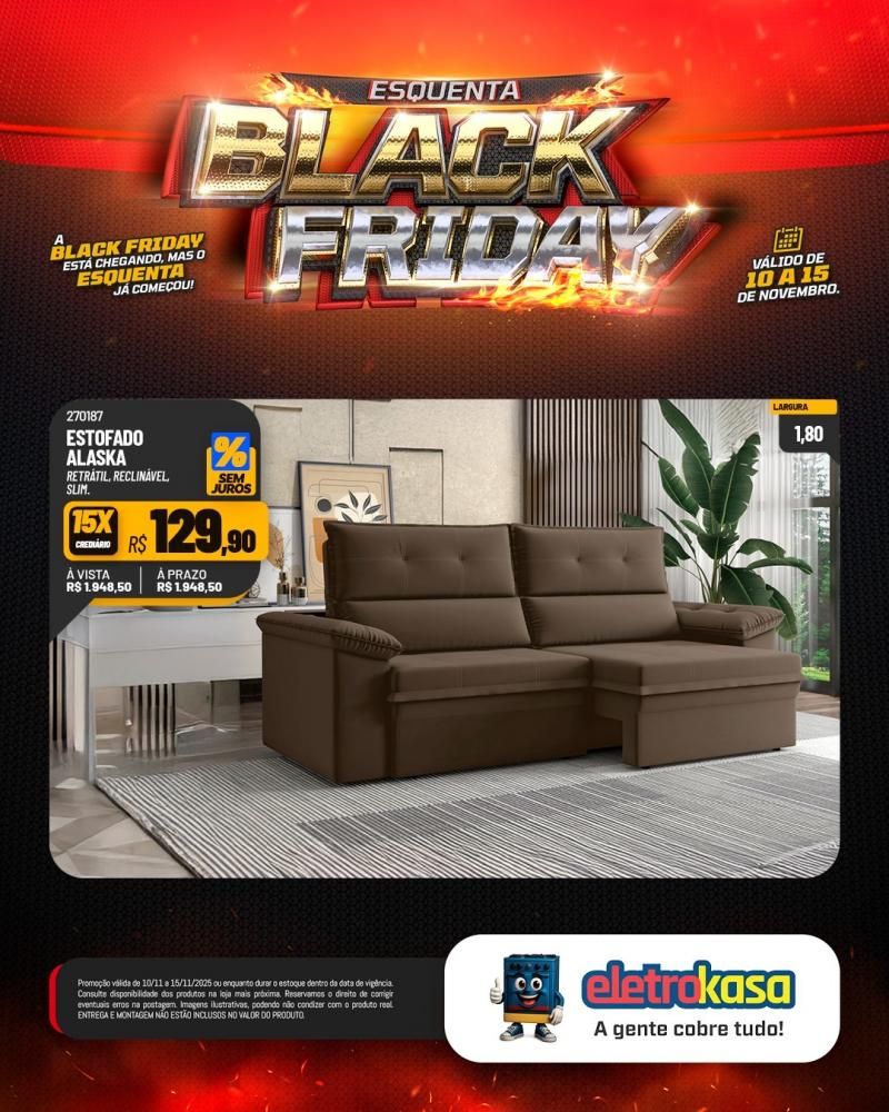 Aproveite as grandes ofertas no esquenta Black Friday nas lojas eletroKasa, em Rolim de Moura Aproveite as grandes ofertas no esquenta Black Friday nas lojas eletroKasa, em Rolim de Moura