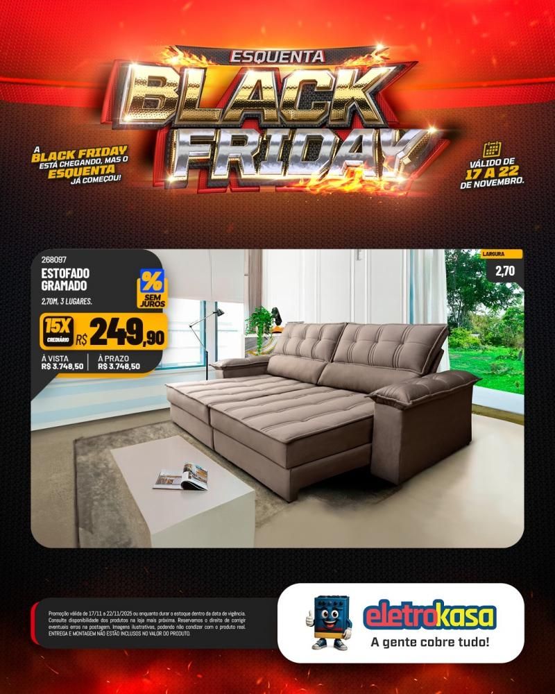 Aproveite as grandes ofertas no esquenta Black Friday nas lojas eletroKasa, em Rolim de Moura Aproveite as grandes ofertas no esquenta Black Friday nas lojas eletroKasa, em Rolim de Moura