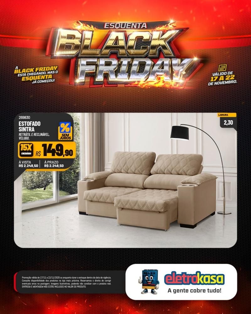 Aproveite as grandes ofertas no esquenta Black Friday nas lojas eletroKasa, em Rolim de Moura Aproveite as grandes ofertas no esquenta Black Friday nas lojas eletroKasa, em Rolim de Moura