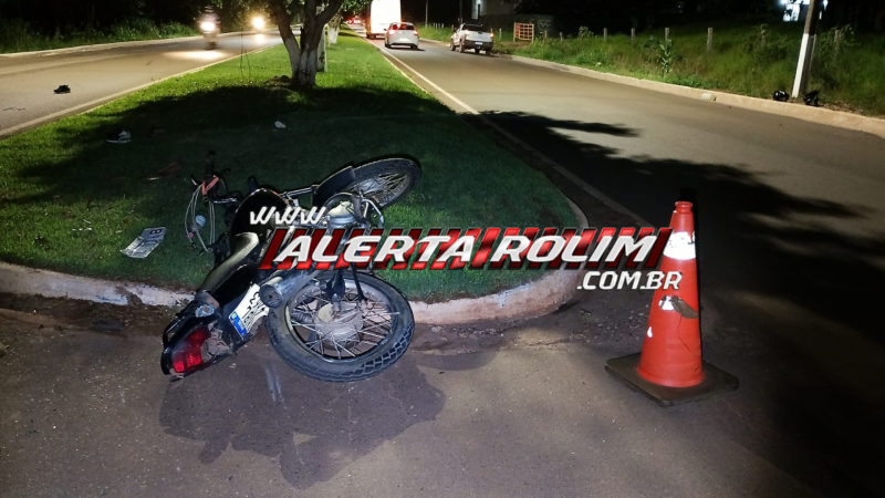 Motociclista ficou ferido após colisão com carro, próximo ao laticínio, em Rolim de Moura Motociclista ficou ferido após colisão com carro, próximo ao laticínio, em Rolim de Moura
