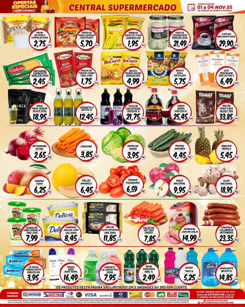 Ofertas Supermercado Central de Rolim de Moura  Ofertas Supermercado Central de Rolim de Moura