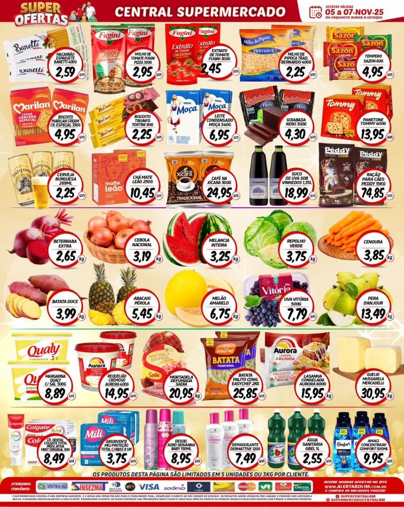 Ofertas Supermercado Central de Rolim de Moura Ofertas Supermercado Central de Rolim de Moura