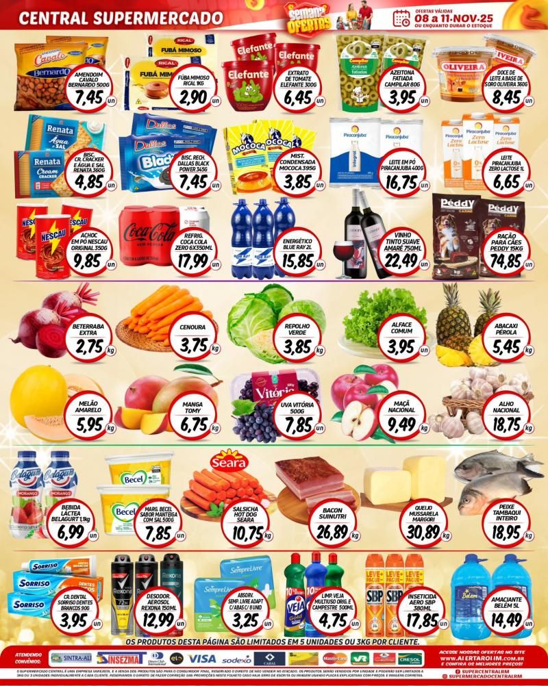 Ofertas Supermercado Central de Rolim de Moura Ofertas Supermercado Central de Rolim de Moura