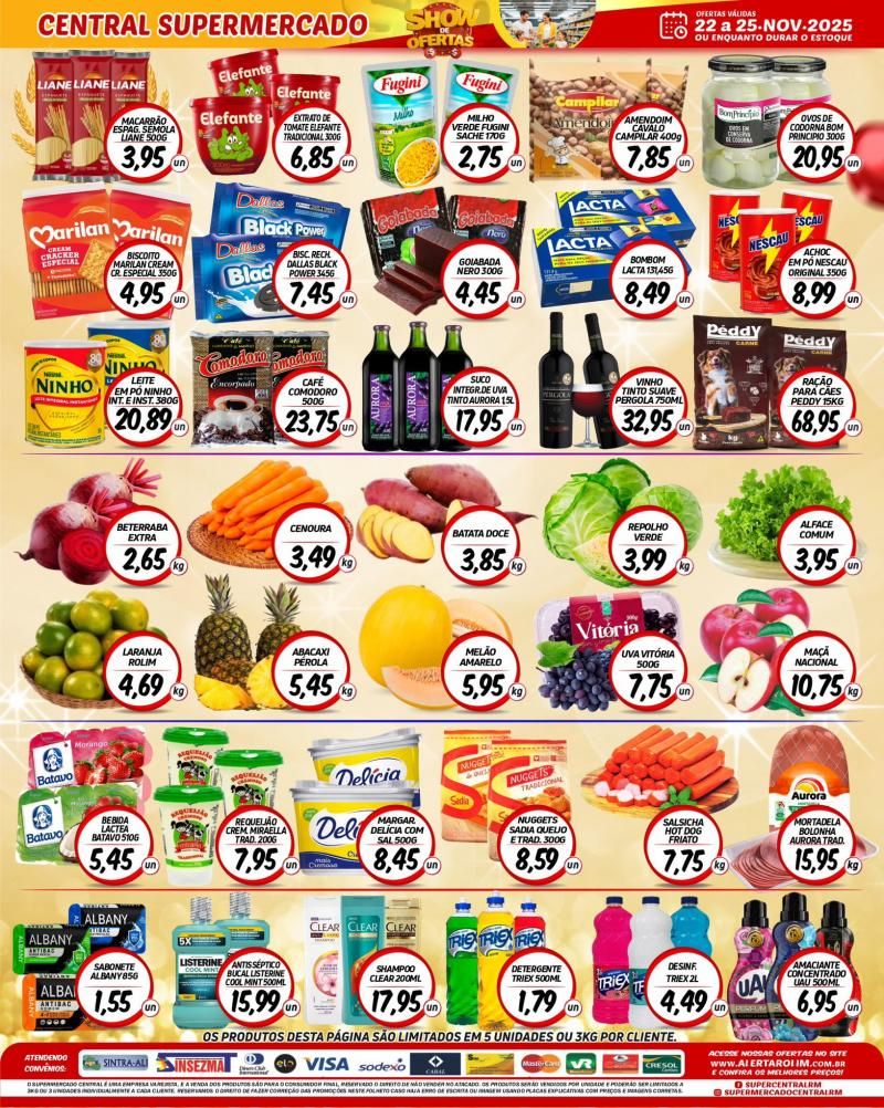Ofertas Supermercado Central de Rolim de Moura Ofertas Supermercado Central de Rolim de Moura
