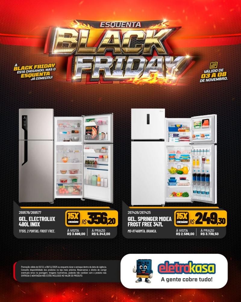 Super ofertas no esquenta Black Friday nas lojas eletroKasa, em Rolim de Moura Super ofertas no esquenta Black Friday nas lojas eletroKasa, em Rolim de Moura