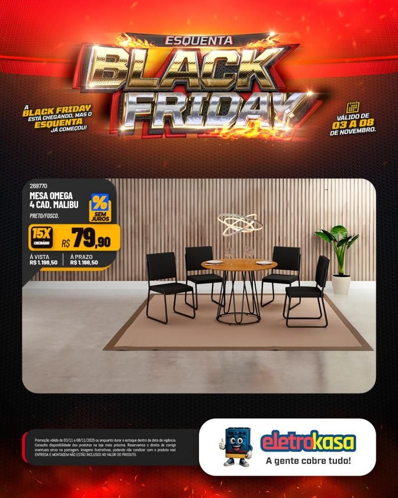 Super ofertas no esquenta Black Friday nas lojas eletroKasa, em Rolim de Moura Super ofertas no esquenta Black Friday nas lojas eletroKasa, em Rolim de Moura