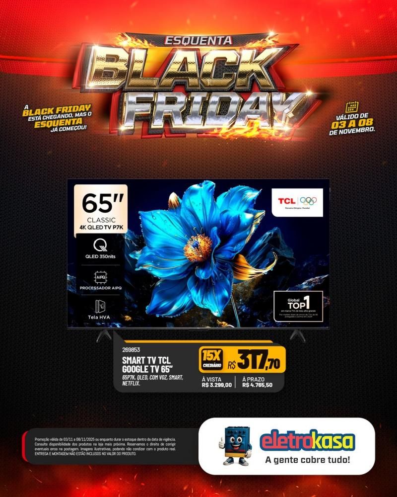 Super ofertas no esquenta Black Friday nas lojas eletroKasa, em Rolim de Moura Super ofertas no esquenta Black Friday nas lojas eletroKasa, em Rolim de Moura