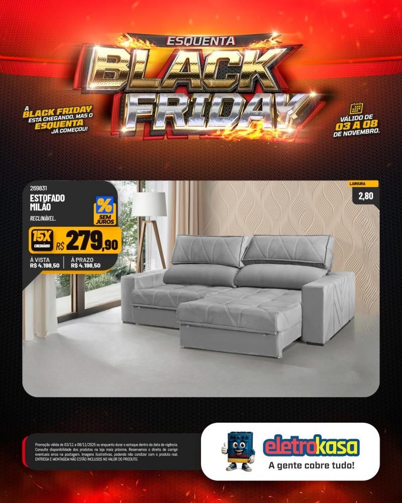 Super ofertas no esquenta Black Friday nas lojas eletroKasa, em Rolim de Moura Super ofertas no esquenta Black Friday nas lojas eletroKasa, em Rolim de Moura