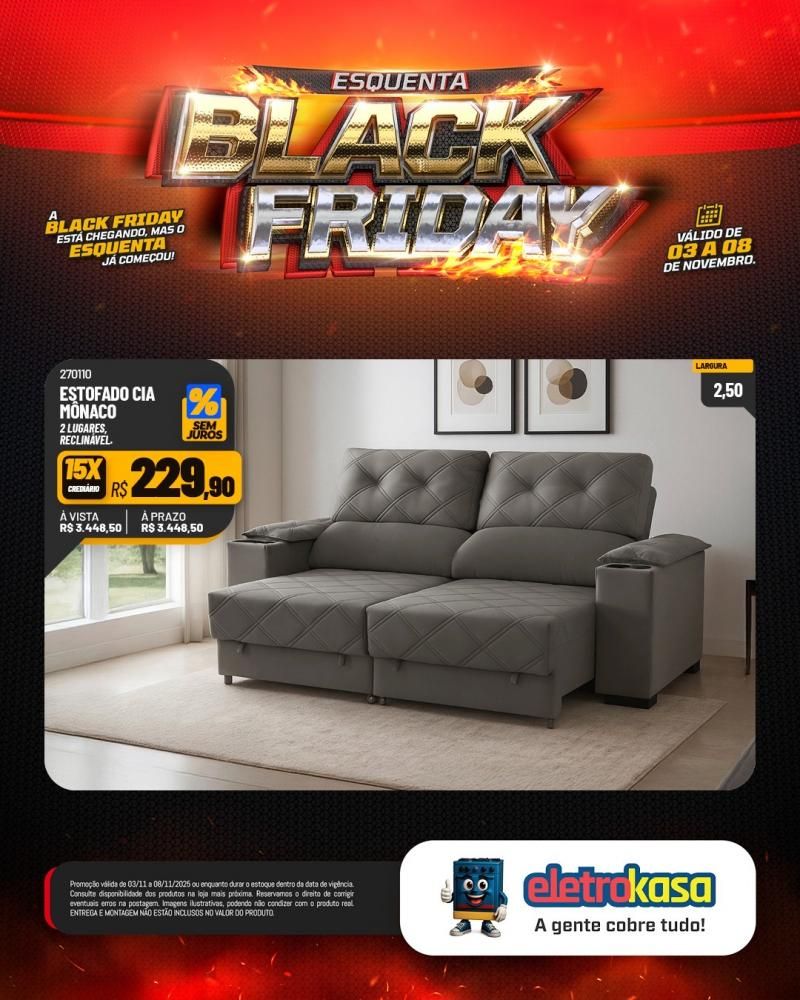 Super ofertas no esquenta Black Friday nas lojas eletroKasa, em Rolim de Moura Super ofertas no esquenta Black Friday nas lojas eletroKasa, em Rolim de Moura