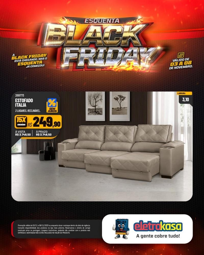 Super ofertas no esquenta Black Friday nas lojas eletroKasa, em Rolim de Moura Super ofertas no esquenta Black Friday nas lojas eletroKasa, em Rolim de Moura